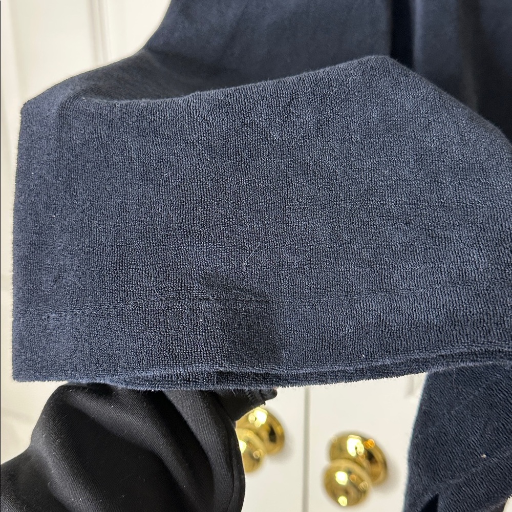 ME+EM NAVY Velvet Crop Top and Wide-Leg Pants Set - Picture 14 of 15